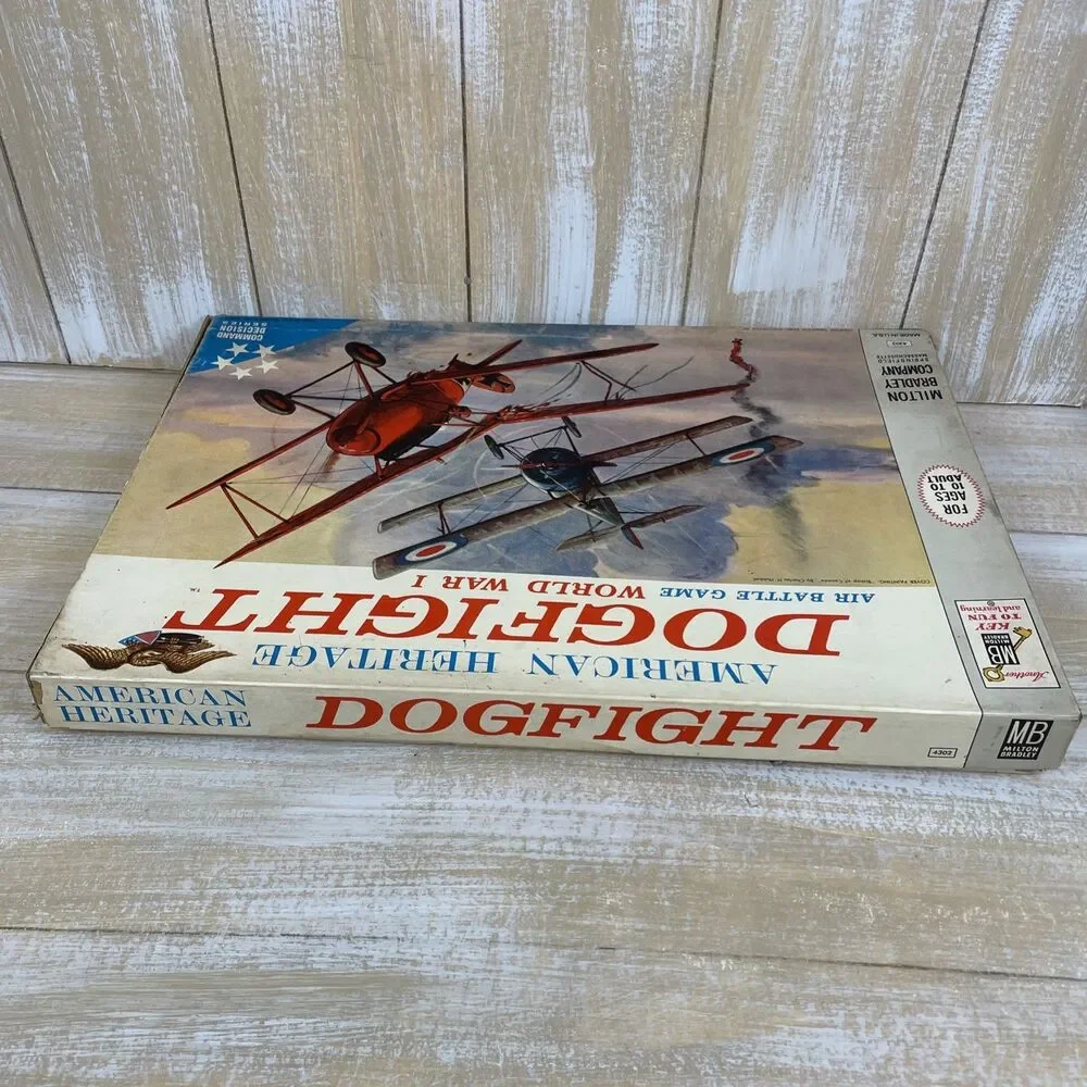 American Heritage Dogfight WWI Air Battle Game #4302 MB 1963 *Complete